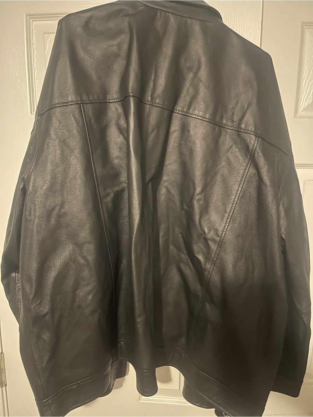 Harbor Bay Black Leather Men's Jacket 3XL - NEVER WORN!!
